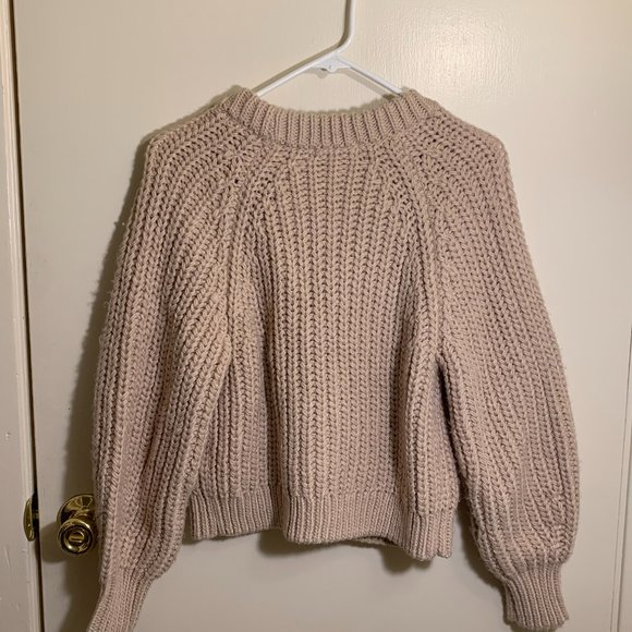 Blush Pink Chunky Cardigan - Picture 2 of 2